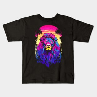 Colorful Lion Kids T-Shirt